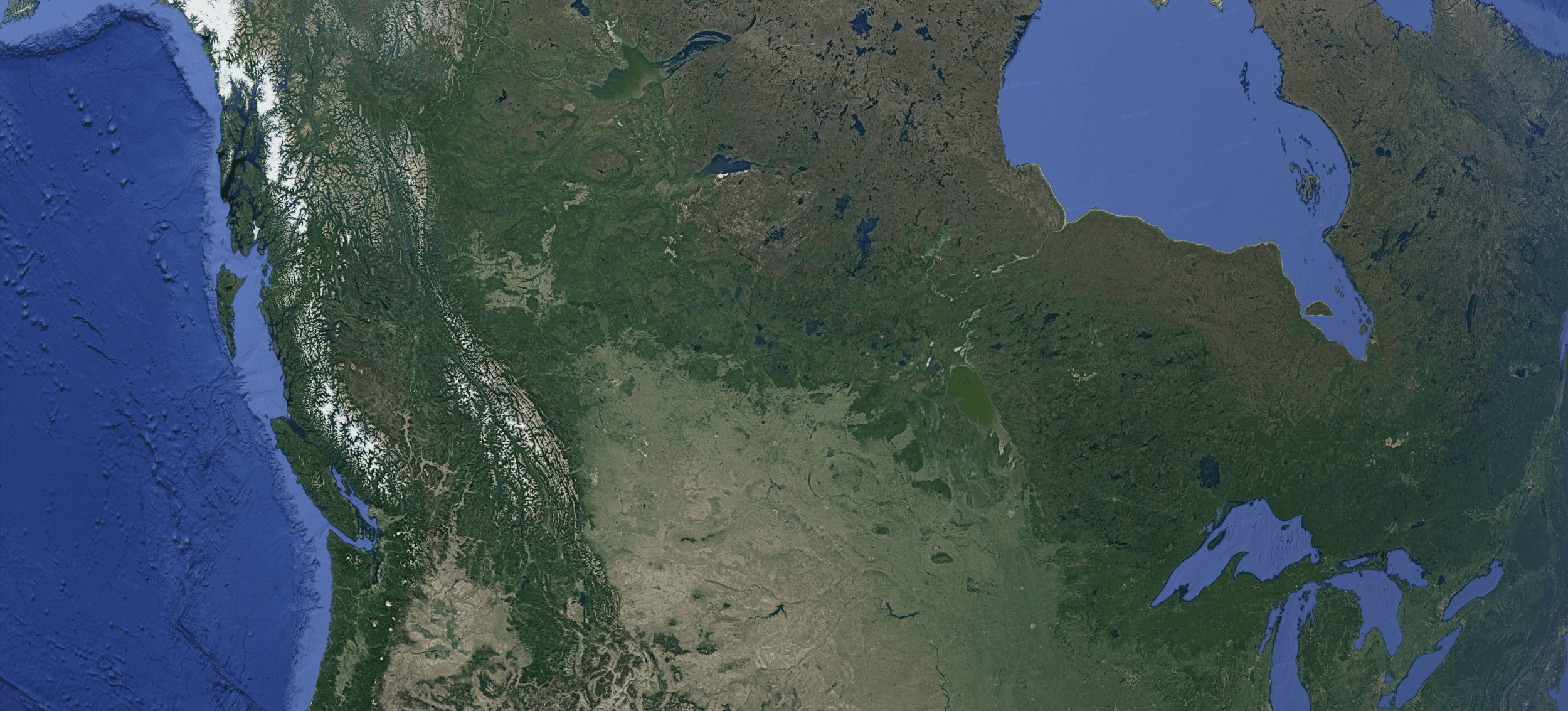 Picture of upper North America